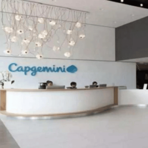 Capgemini India office interior in Hyderabad